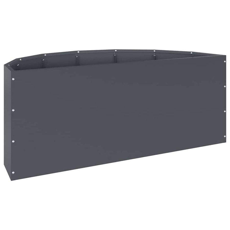 Plantenbak Antraciet 90 x 45 x 35 cm Staal