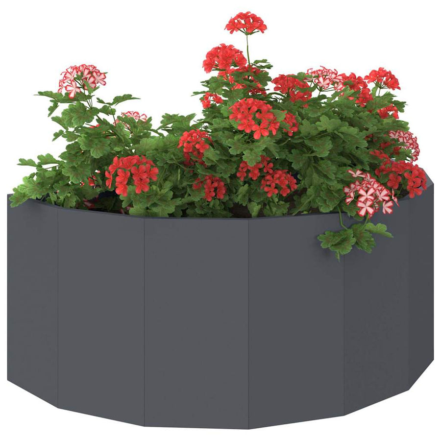 Plantenbak Antraciet 90 x 45 x 35 cm Staal