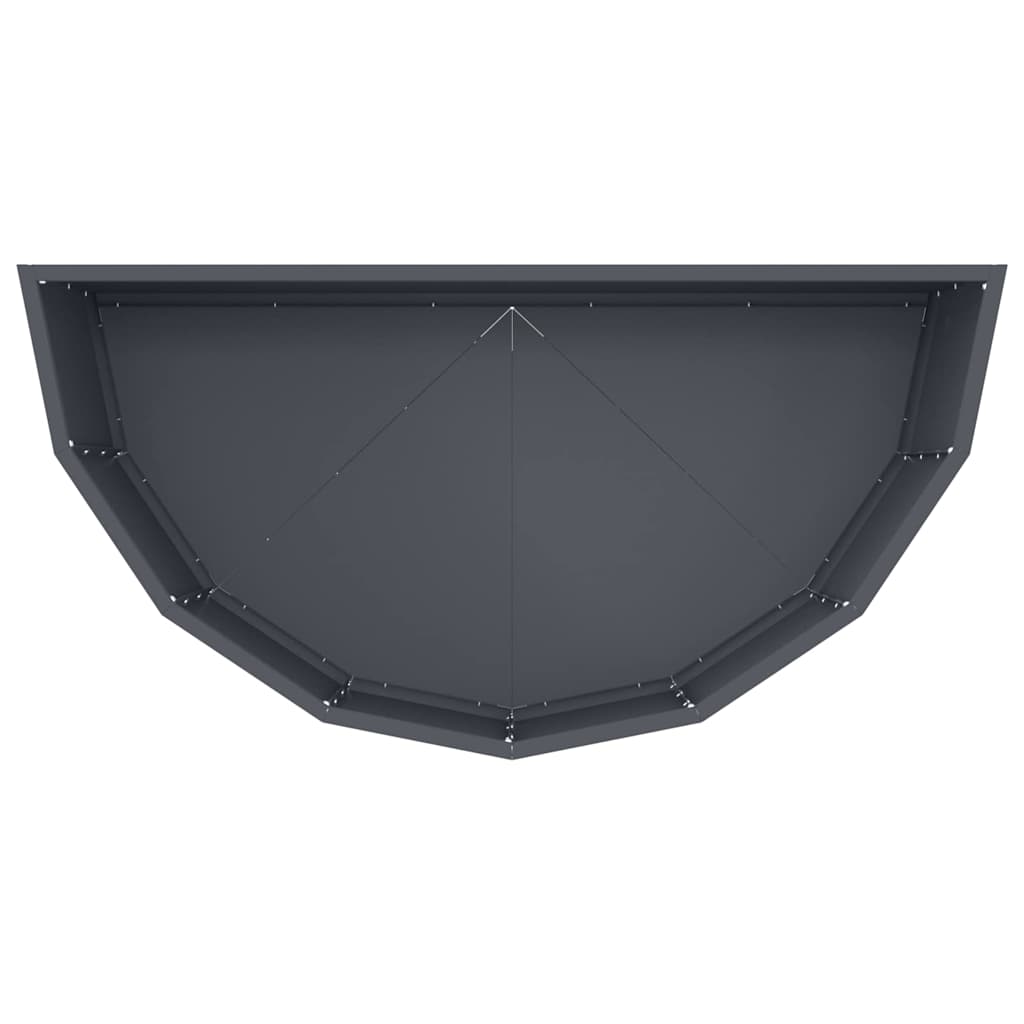 Plantenbak Antraciet 90 x 45 x 35 cm Staal