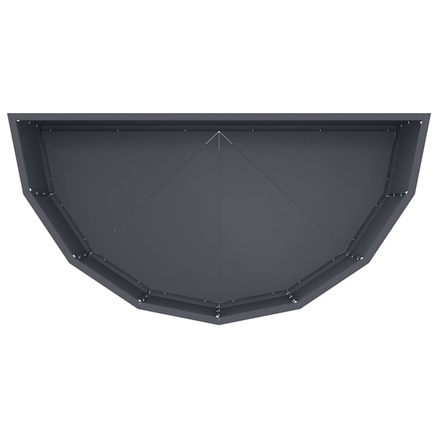 Plantenbak Antraciet 90 x 45 x 35 cm Staal