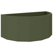 Plantenbak Olijf Groen 90 x 45 x 35 cm Staal