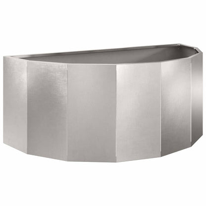 Plantenbak Zilver 90 x 45 x 35 cm Roestvrij staal