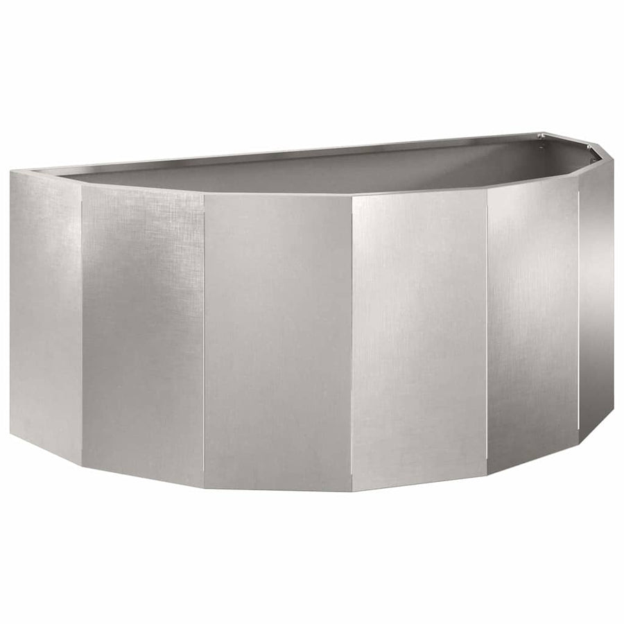 Plantenbak Zilver 90 x 45 x 35 cm Roestvrij staal