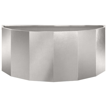 Plantenbak Zilver 90 x 45 x 35 cm Roestvrij staal