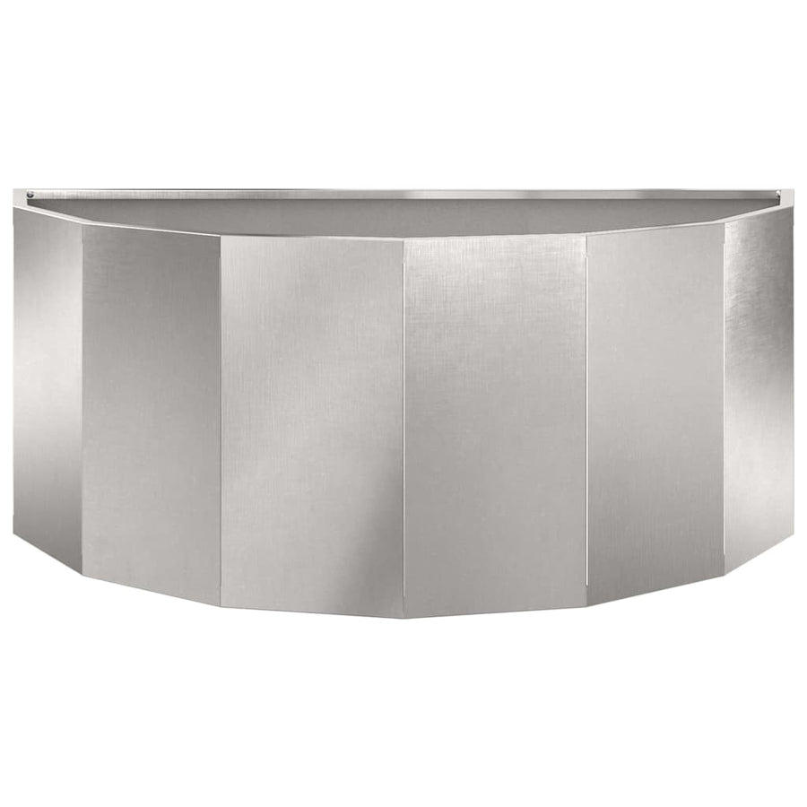 Plantenbak Zilver 90 x 45 x 35 cm Roestvrij staal