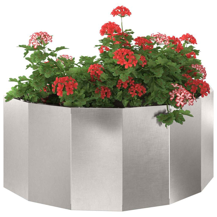 Plantenbak Zilver 90 x 45 x 35 cm Roestvrij staal