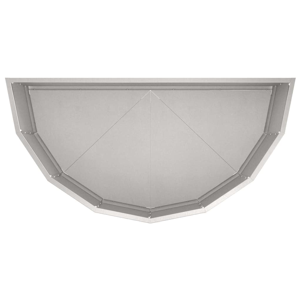 Plantenbak Zilver 90 x 45 x 35 cm Roestvrij staal