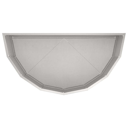 Plantenbak Zilver 90 x 45 x 35 cm Roestvrij staal
