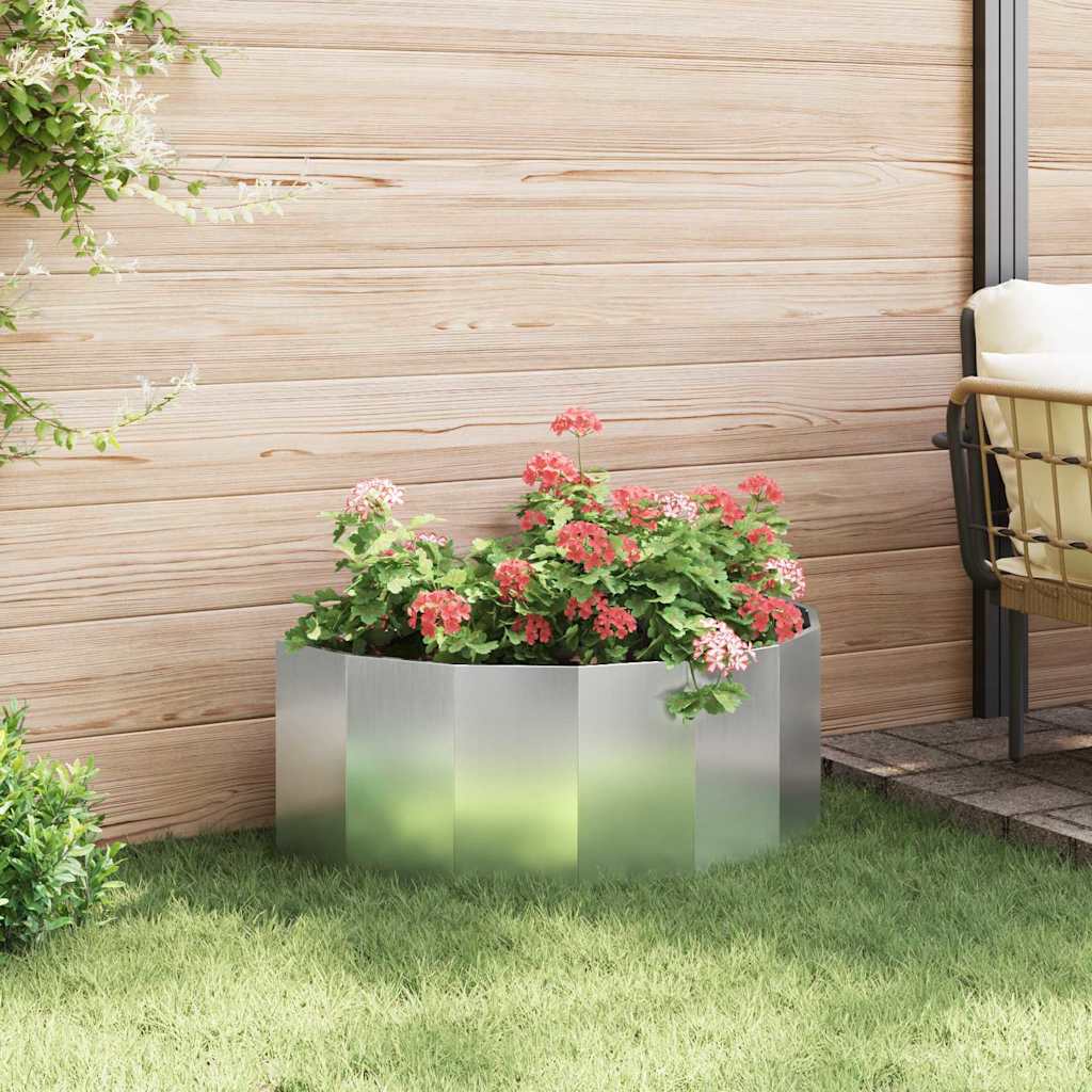 Plantenbak Zilver 90 x 45 x 35 cm Gegalvaniseerd staal