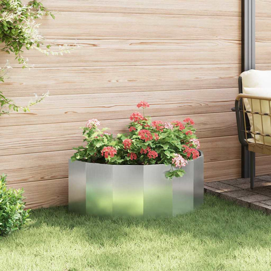 Plantenbak Zilver 90 x 45 x 35 cm Gegalvaniseerd staal