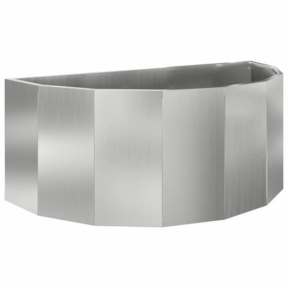 Plantenbak Zilver 90 x 45 x 35 cm Gegalvaniseerd staal