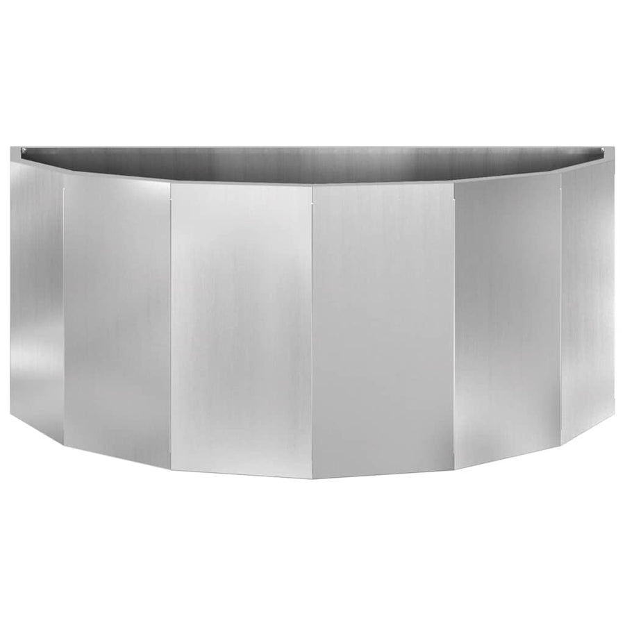 Plantenbak Zilver 90 x 45 x 35 cm Gegalvaniseerd staal