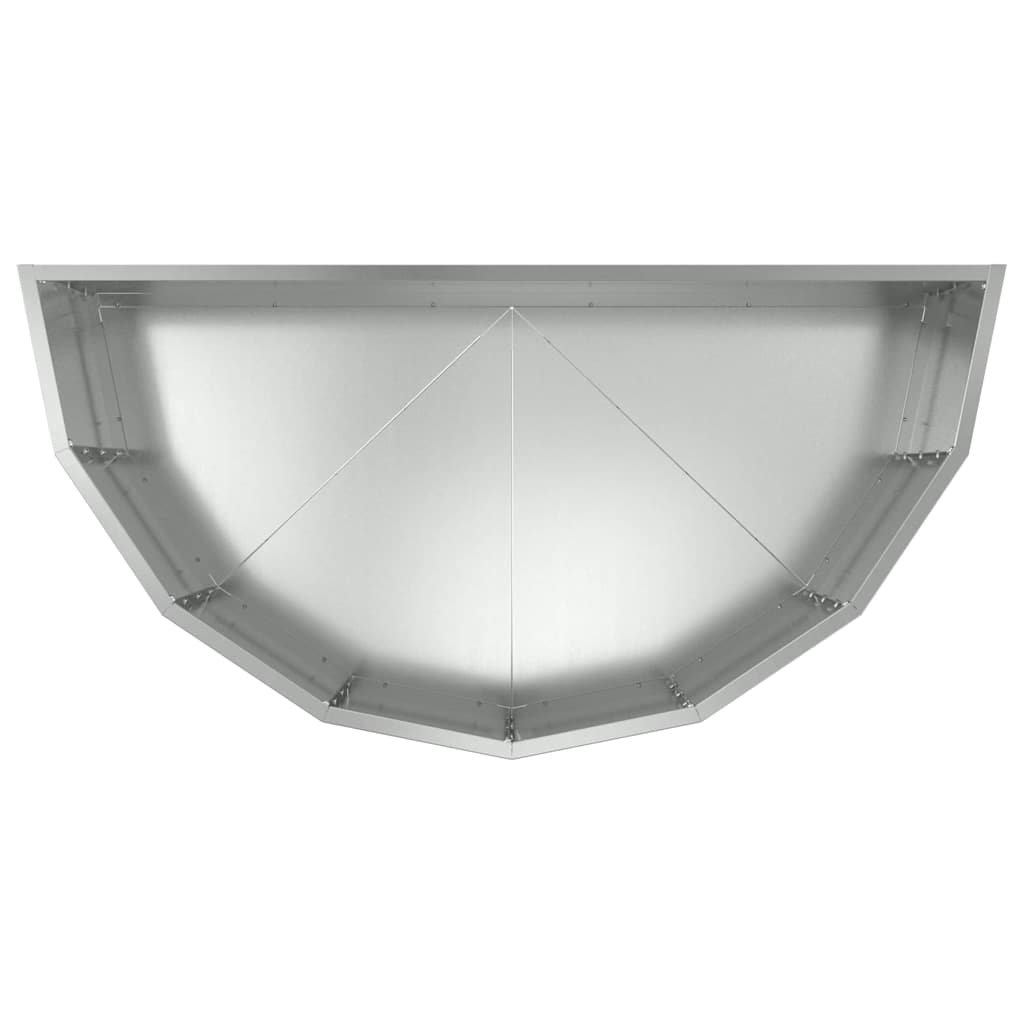 Plantenbak Zilver 90 x 45 x 35 cm Gegalvaniseerd staal