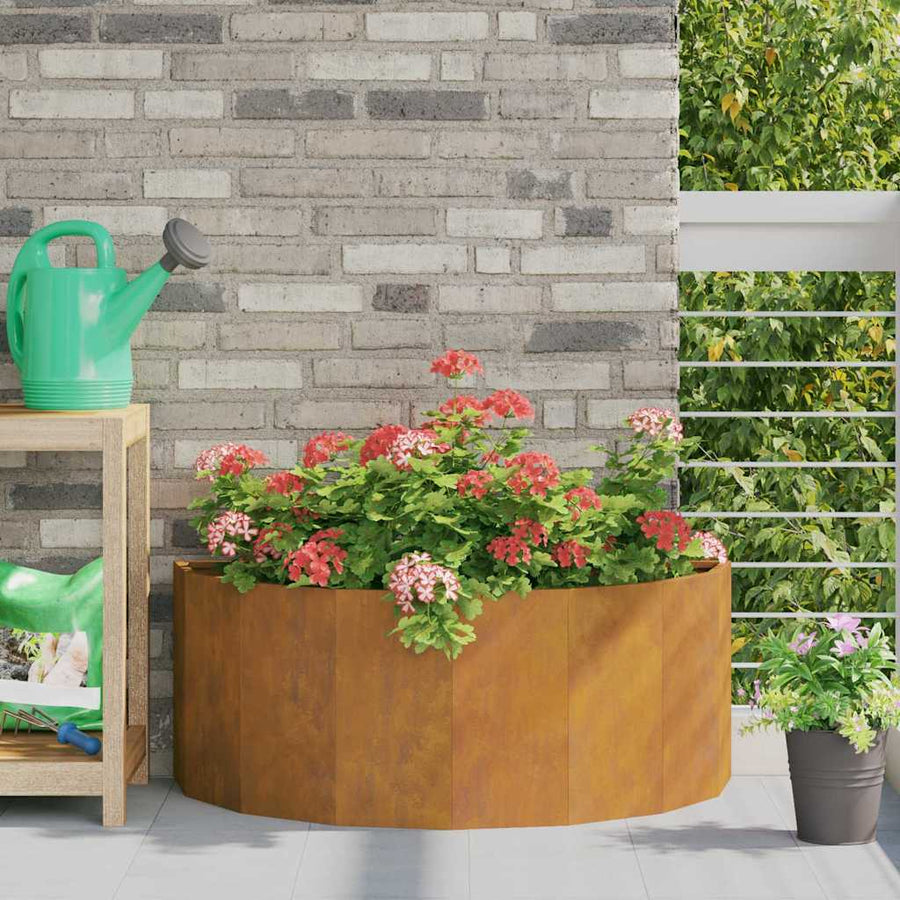 Plantenbak Roestig 90 x 45 x 35 cm Cortenstaal