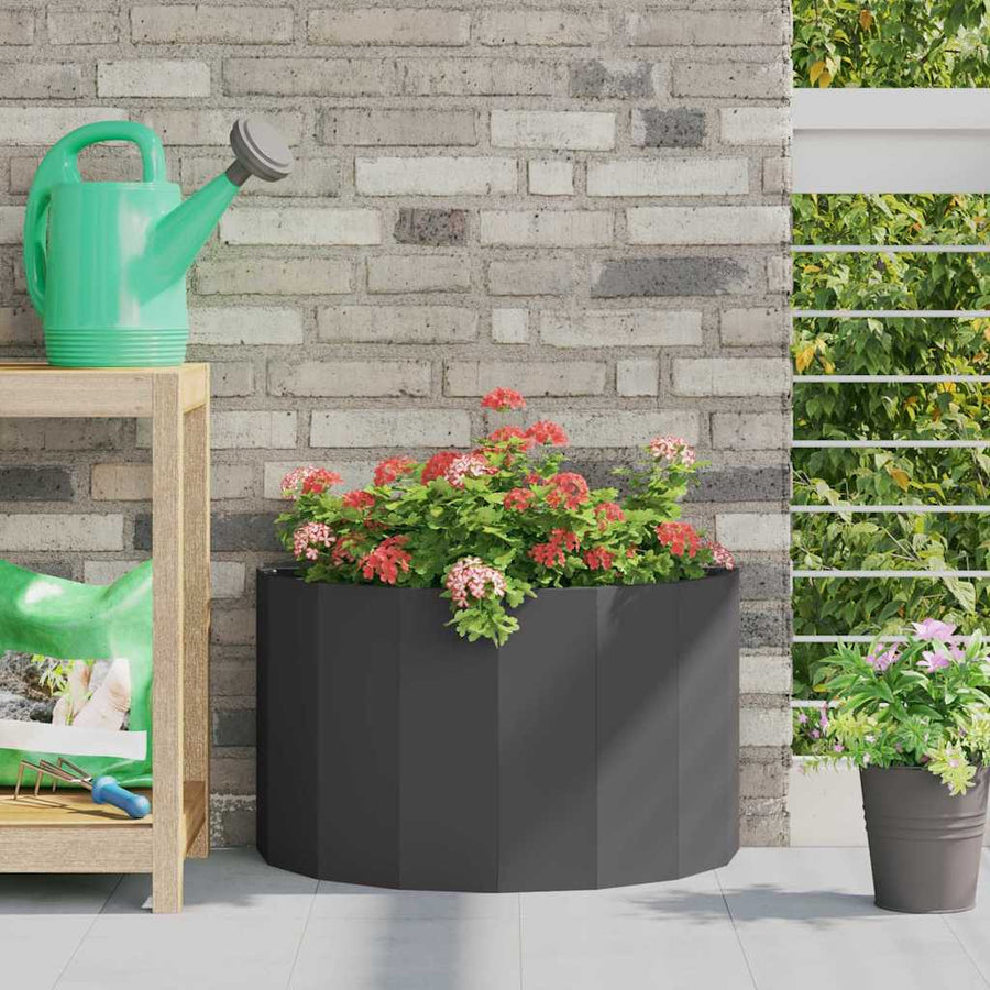 Plantenbak Zwart 60 x 30 x 35 cm Staal