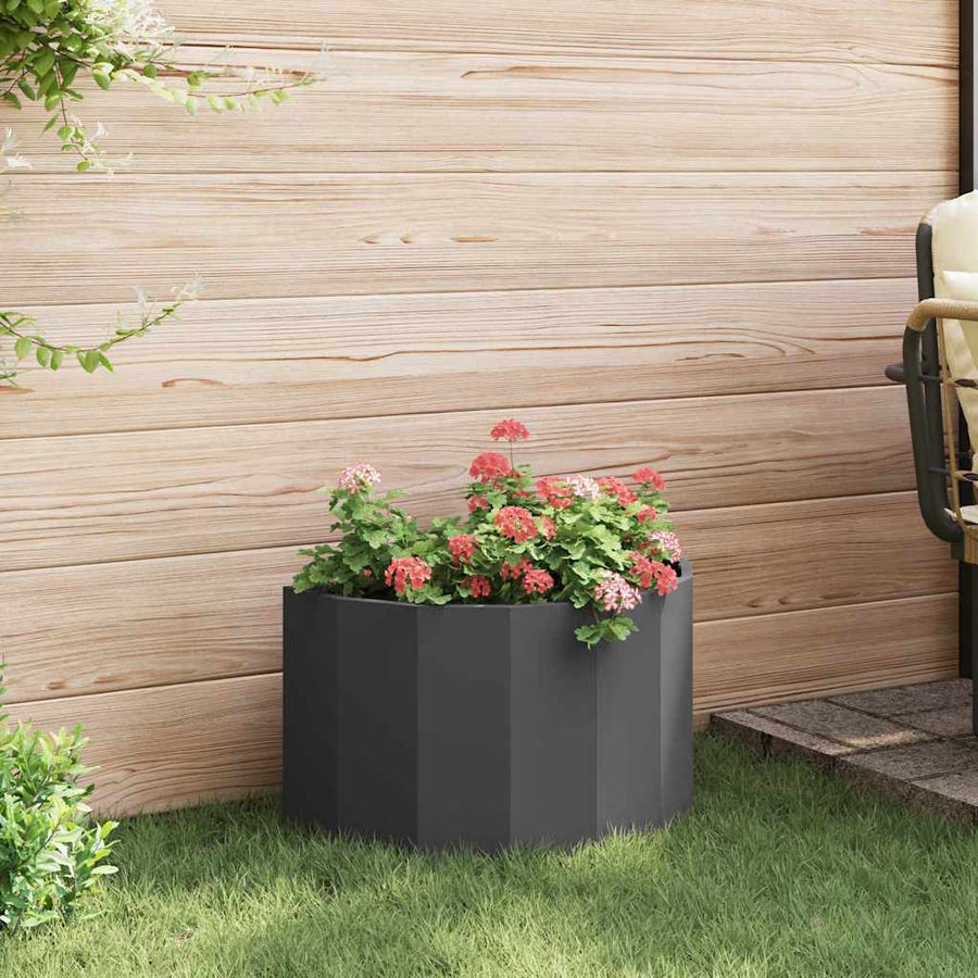 Plantenbak Zwart 60 x 30 x 35 cm Staal