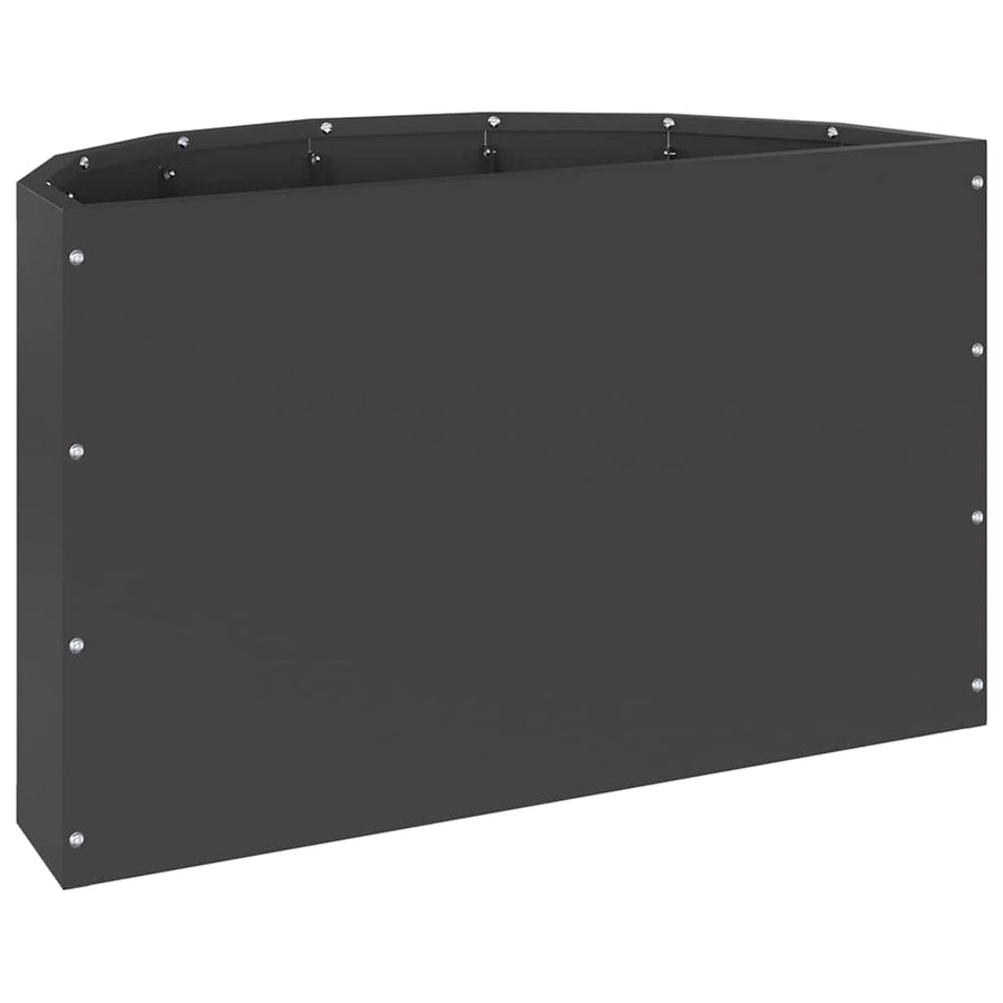 Plantenbak Zwart 60 x 30 x 35 cm Staal