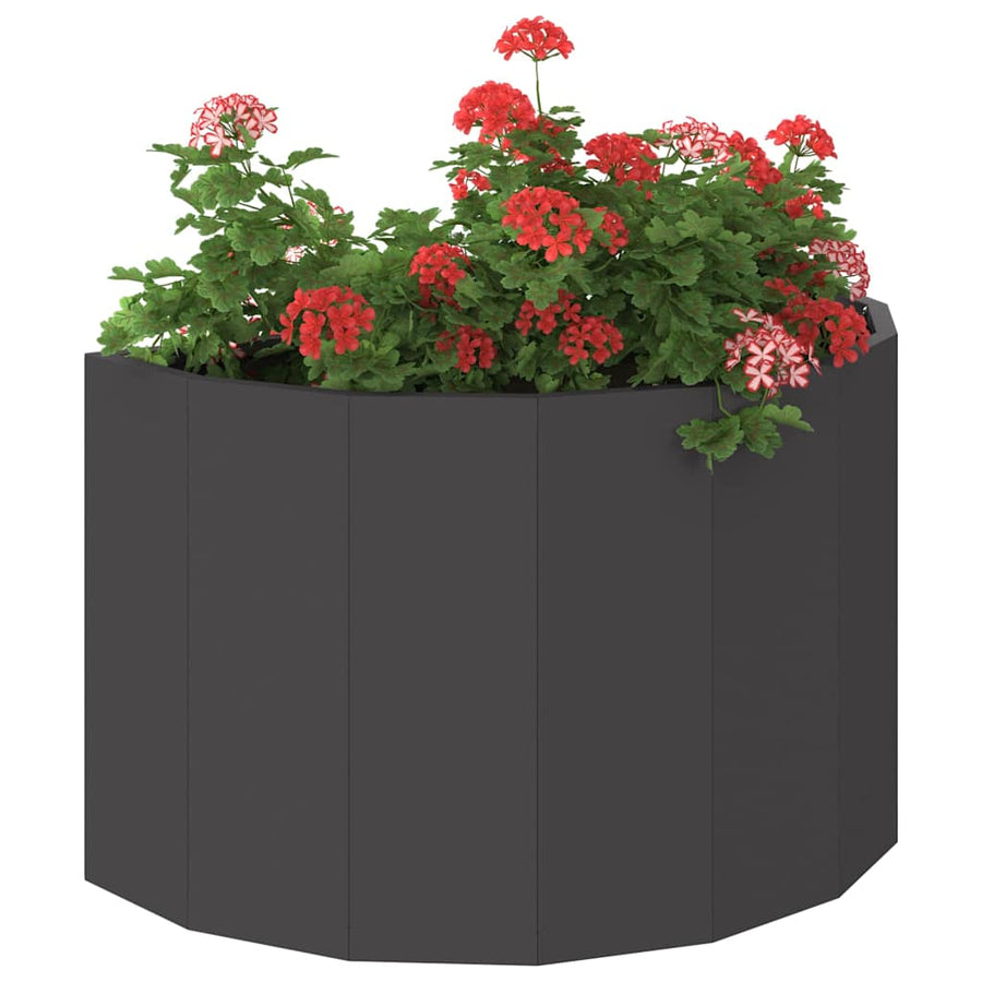 Plantenbak Zwart 60 x 30 x 35 cm Staal