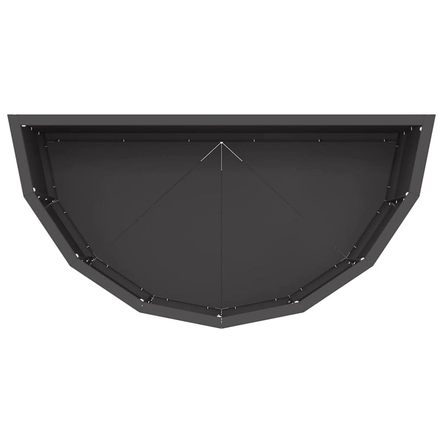 Plantenbak Zwart 60 x 30 x 35 cm Staal