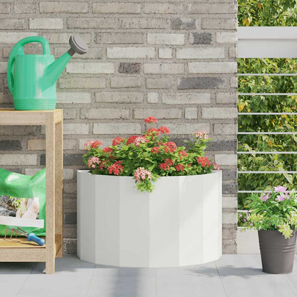 Plantenbak Wit 60 x 30 x 35 cm Staal