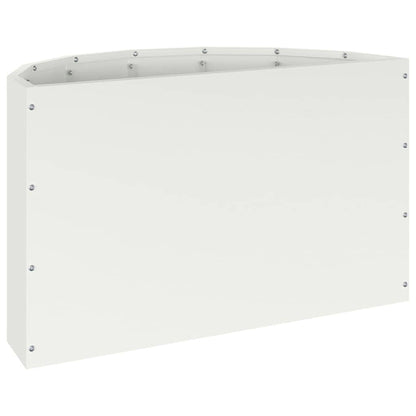 Plantenbak Wit 60 x 30 x 35 cm Staal