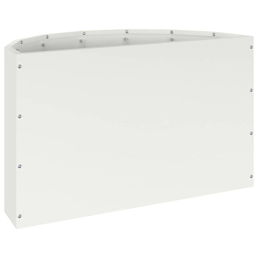 Plantenbak Wit 60 x 30 x 35 cm Staal
