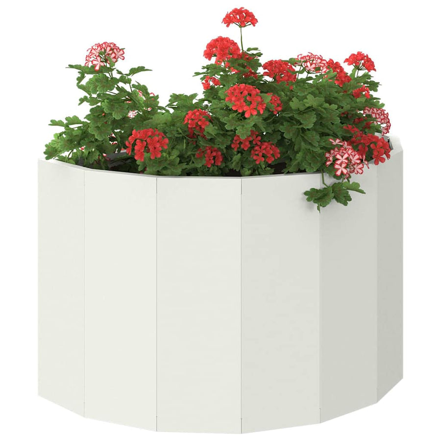 Plantenbak Wit 60 x 30 x 35 cm Staal