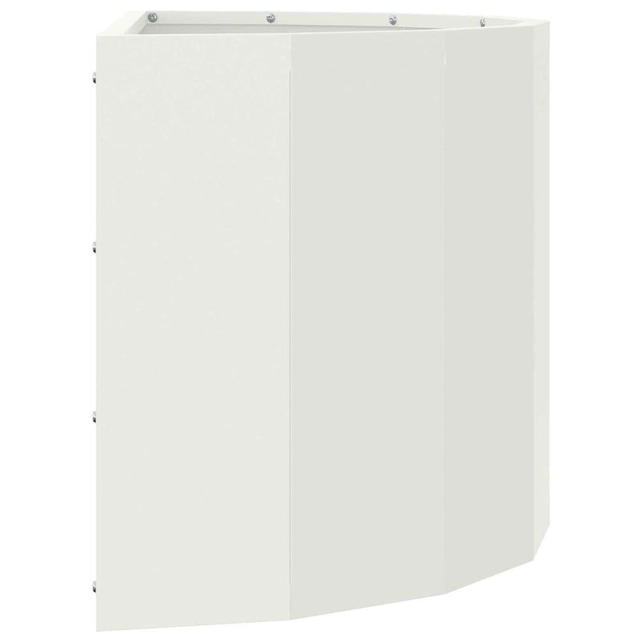 Plantenbak Wit 60 x 30 x 35 cm Staal