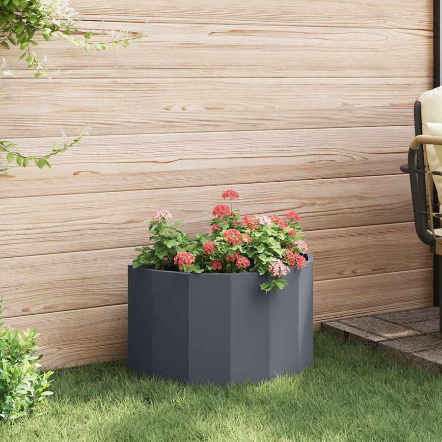 Plantenbak Antraciet 60 x 30 x 35 cm Staal