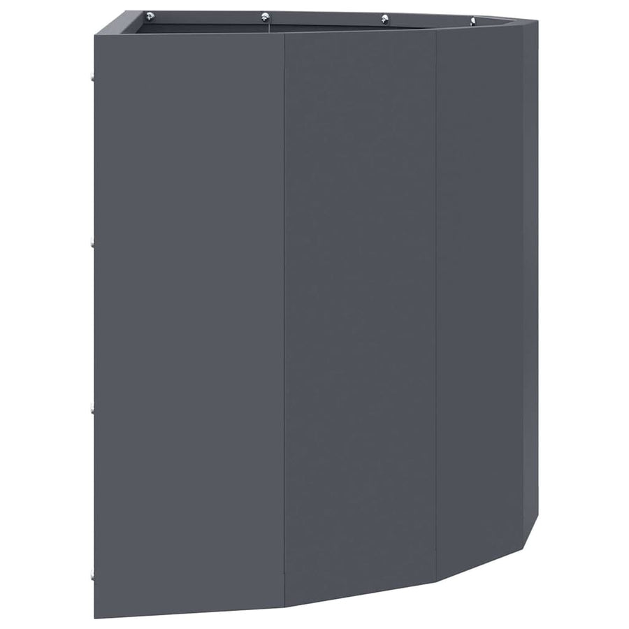 Plantenbak Antraciet 60 x 30 x 35 cm Staal