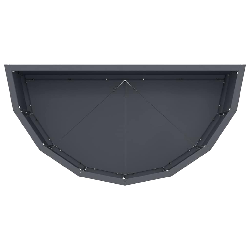 Plantenbak Antraciet 60 x 30 x 35 cm Staal