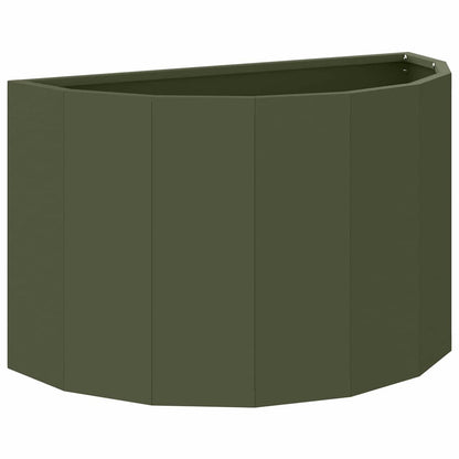 Plantenbak Olijf Groen 60 x 30 x 35 cm Staal