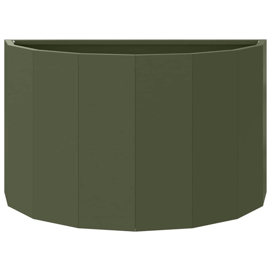 Plantenbak Olijf Groen 60 x 30 x 35 cm Staal