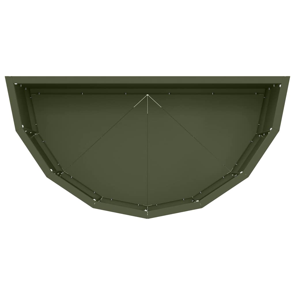 Plantenbak Olijf Groen 60 x 30 x 35 cm Staal
