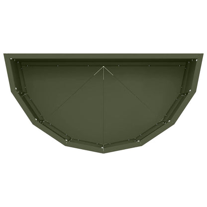 Plantenbak Olijf Groen 60 x 30 x 35 cm Staal