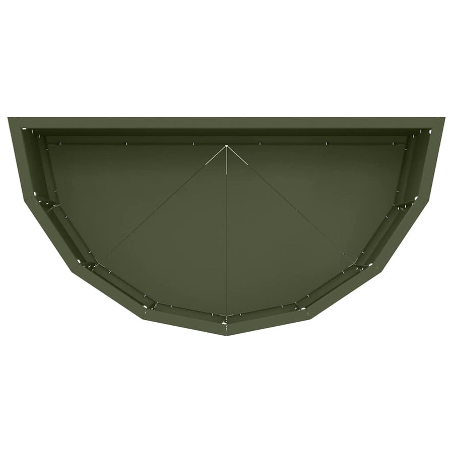 Plantenbak Olijf Groen 60 x 30 x 35 cm Staal