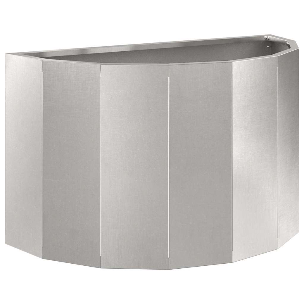 Plantenbak Zilver 60 x 30 x 35 cm Roestvrij staal