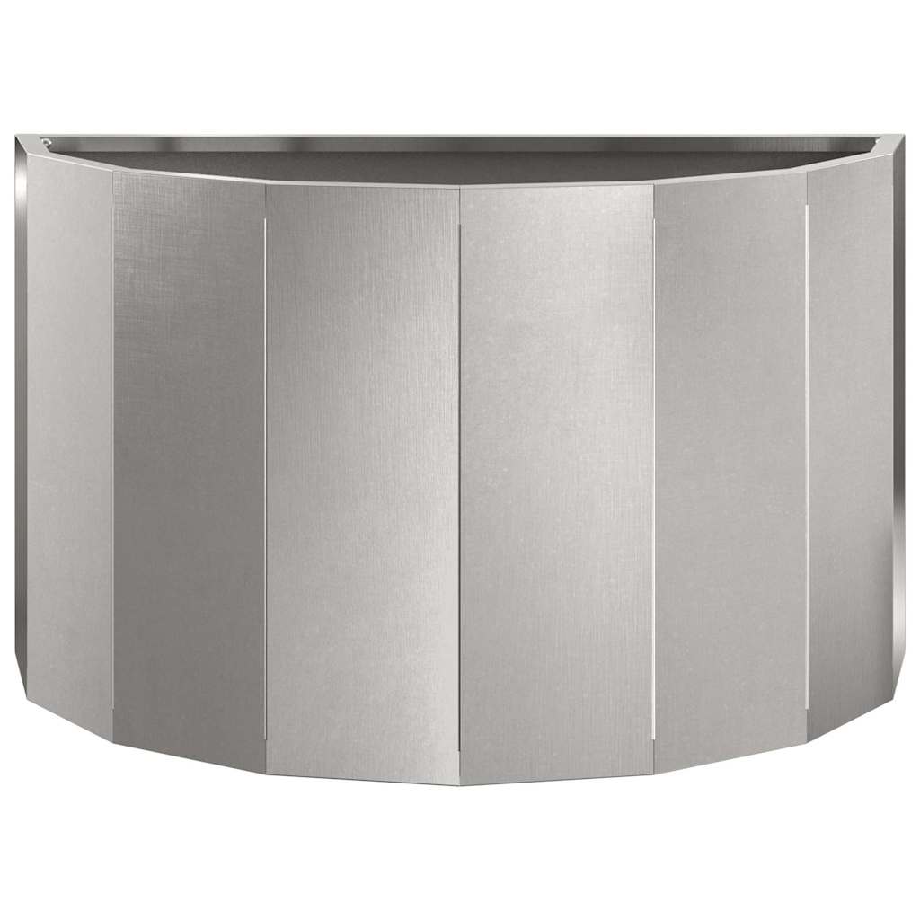 Plantenbak Zilver 60 x 30 x 35 cm Roestvrij staal