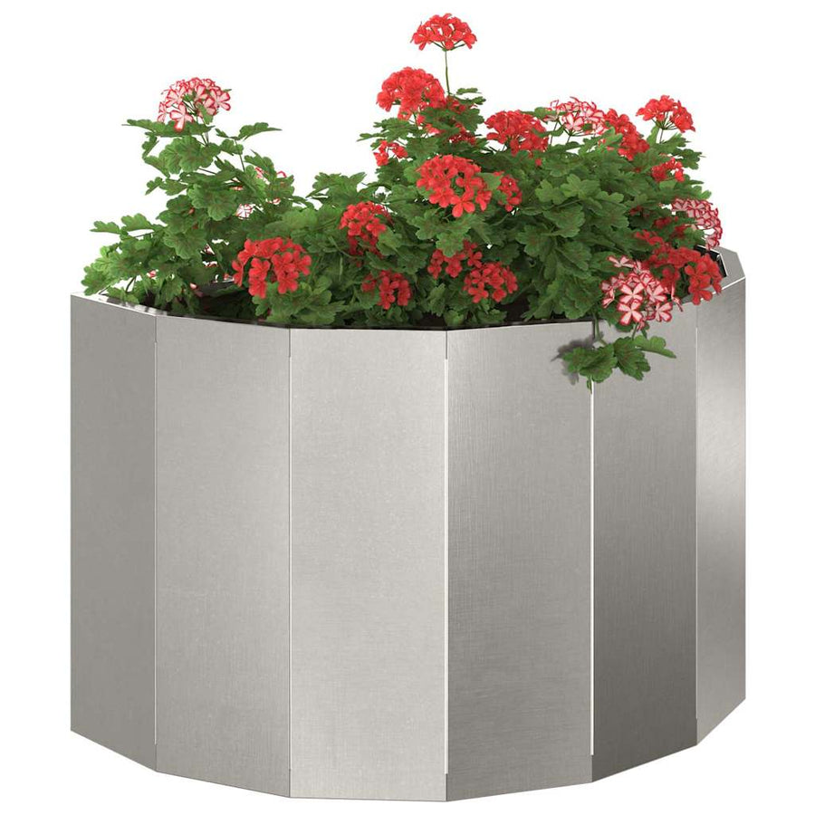 Plantenbak Zilver 60 x 30 x 35 cm Roestvrij staal