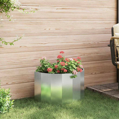 Plantenbak Zilver 60 x 30 x 35 cm Gegalvaniseerd staal