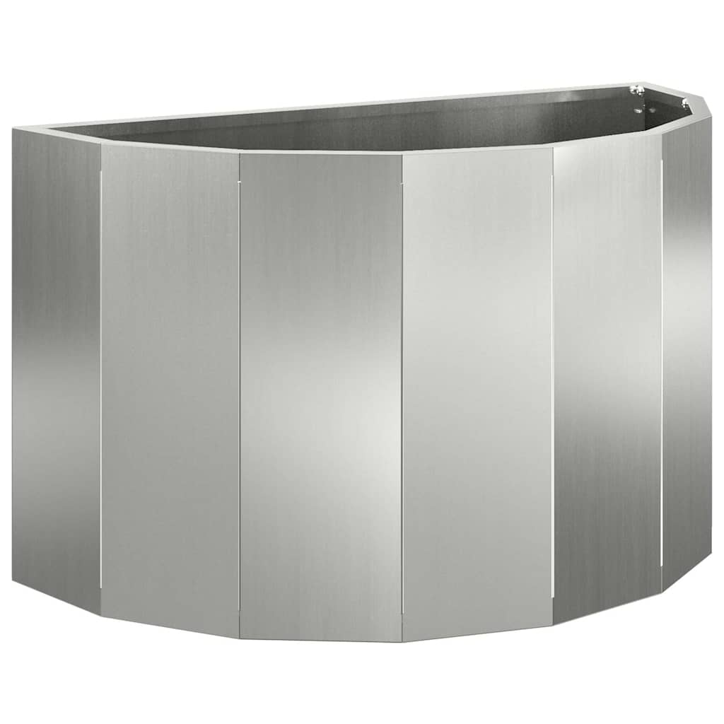Plantenbak Zilver 60 x 30 x 35 cm Gegalvaniseerd staal