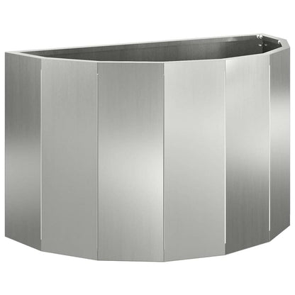 Plantenbak Zilver 60 x 30 x 35 cm Gegalvaniseerd staal