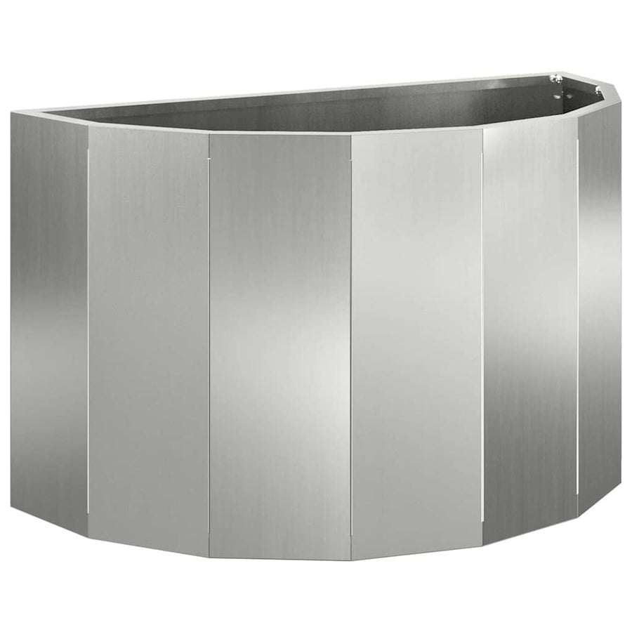 Plantenbak Zilver 60 x 30 x 35 cm Gegalvaniseerd staal