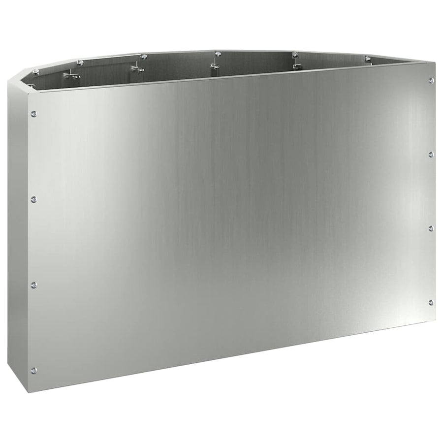 Plantenbak Zilver 60 x 30 x 35 cm Gegalvaniseerd staal