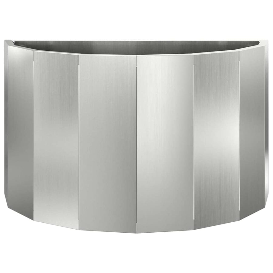Plantenbak Zilver 60 x 30 x 35 cm Gegalvaniseerd staal