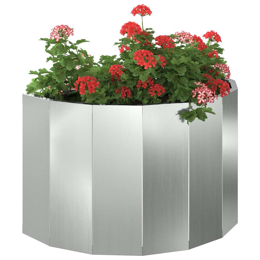 Plantenbak Zilver 60 x 30 x 35 cm Gegalvaniseerd staal
