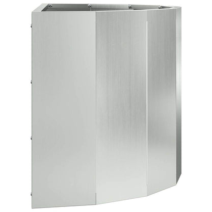 Plantenbak Zilver 60 x 30 x 35 cm Gegalvaniseerd staal