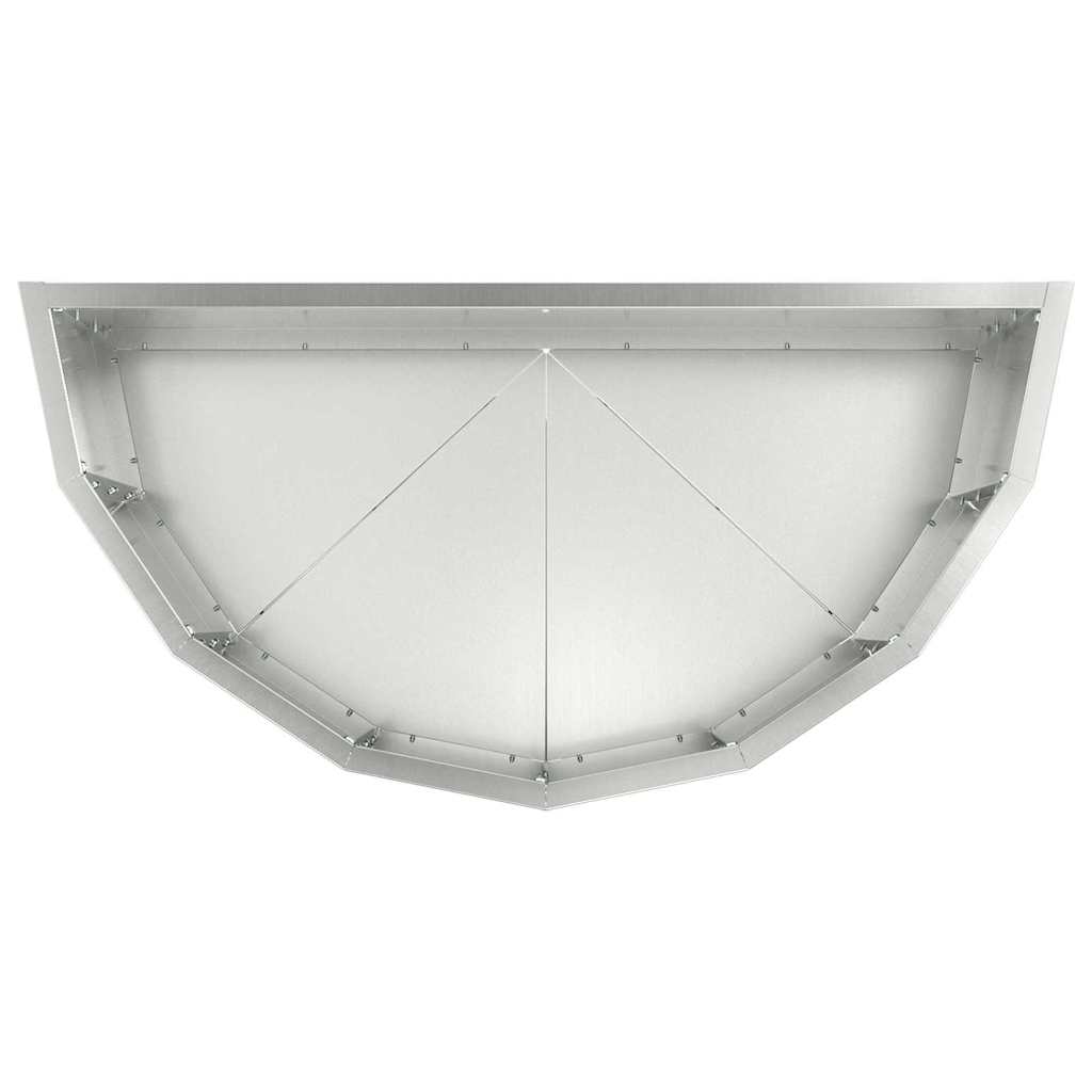 Plantenbak Zilver 60 x 30 x 35 cm Gegalvaniseerd staal