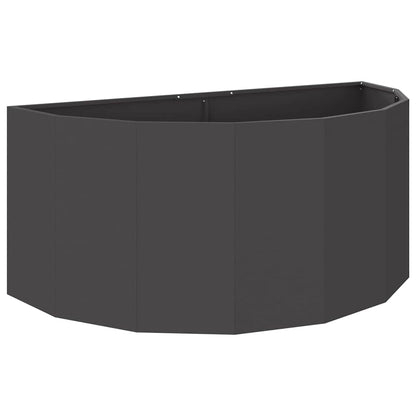 Plantenbak Zwart 120 x 60 x 50 cm Staal