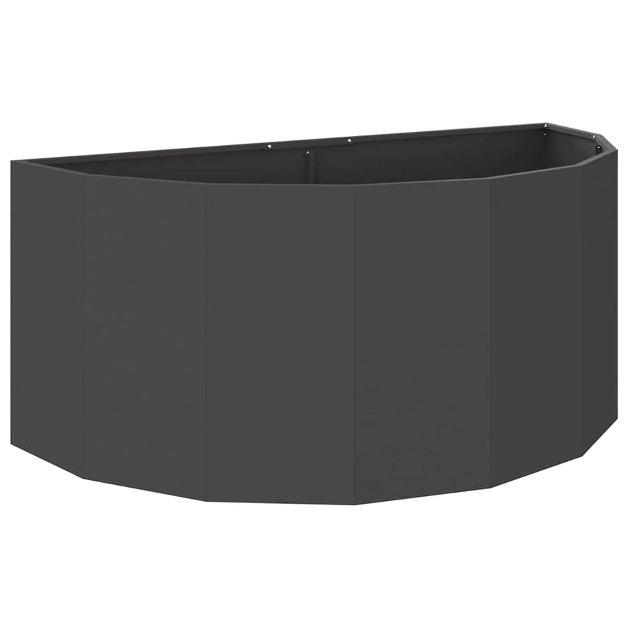 Plantenbak Zwart 120 x 60 x 50 cm Staal